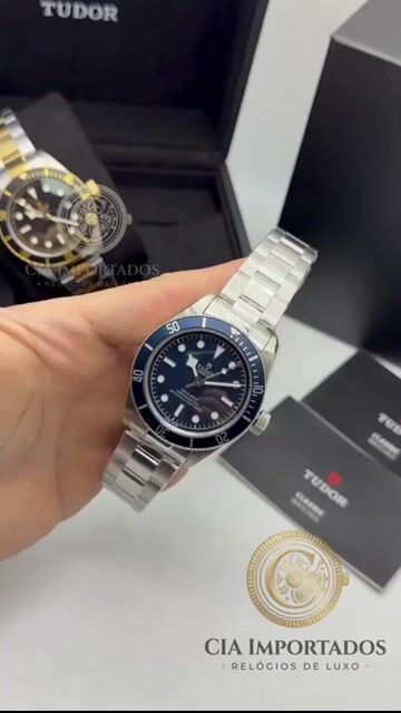 Vídeo de Black Bay Relógio Premium Azul Masculino | CIA IMPORTADOS