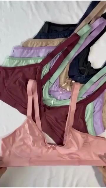 Vídeo de Kit 3 Sutiã Plus Size Alças Reforçadas
