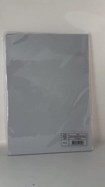 Vídeo de Papel Fotográfico A4 Evolut Matte Fosco 230G Prova D'água Secagem Instantânea 50 Folhas Cor Branco