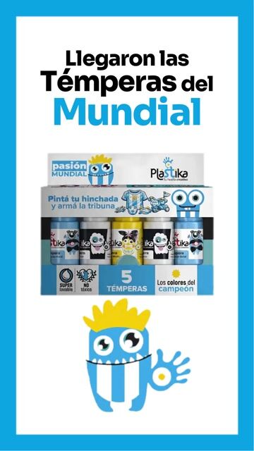 Video de ESTUCHE x5 TEMPERAS MUNDIAL ETERNA 60ml