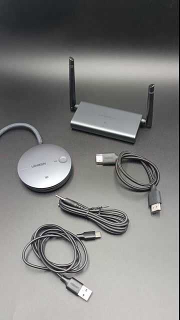 Video de Kit Transmisor y Receptor Inalámbricos UGreen, HDMI 4K, VGA, AUX 3.5