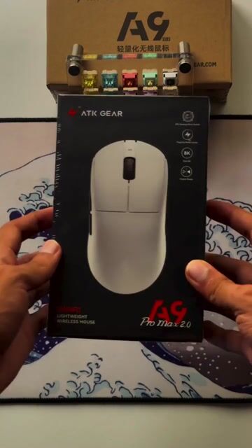 Video de A03100 - Mouse gamer A9 Pro Max 2.0 PAW 3950 (Rosa) - ATK