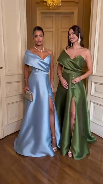 Vídeo de Vestido de Festa Longo Vermelho Um Ombro Zibeline – Juliana