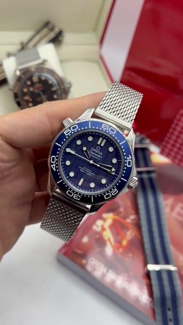 Video de Omega Seamaster 42mm - SUPER CLONE - AÇO/MOSTRADOR AZUL