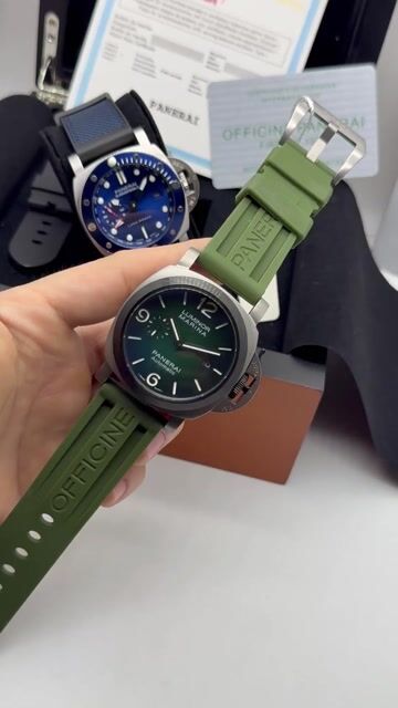 Video de Panerai Luminor Marina 47mm - AÇO /MOSTRADOR VERDE - SILICONE