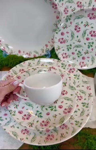 Video de Aparelho de Jantar Coup 20 Peças - Coleção Rosa Alleanza