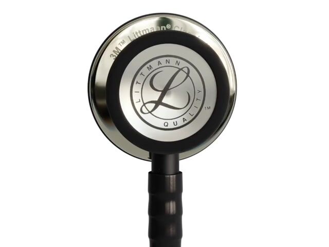 Vídeo de Estetoscópio 3M Littmann® Classic III 5861 Preto Espelhado