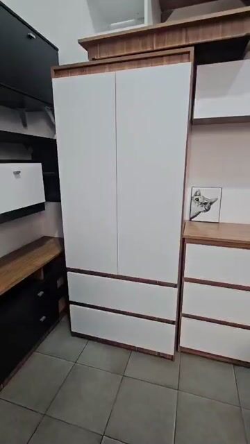 Video de 5005 - Placard Ropero 75cm Vestidor Armario Melamina Moderno