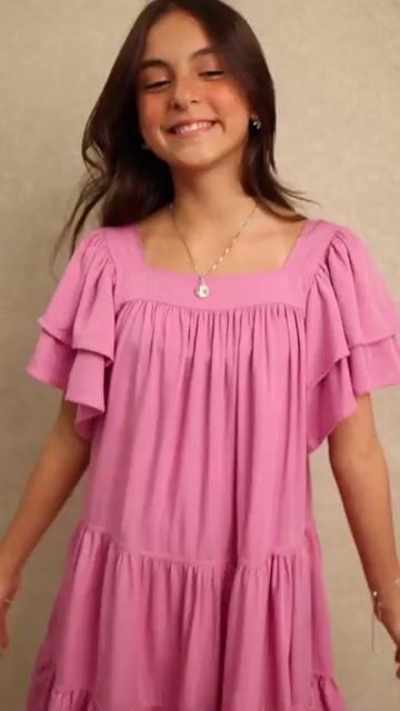 Video de Vestido em Viscose Larissa 8924