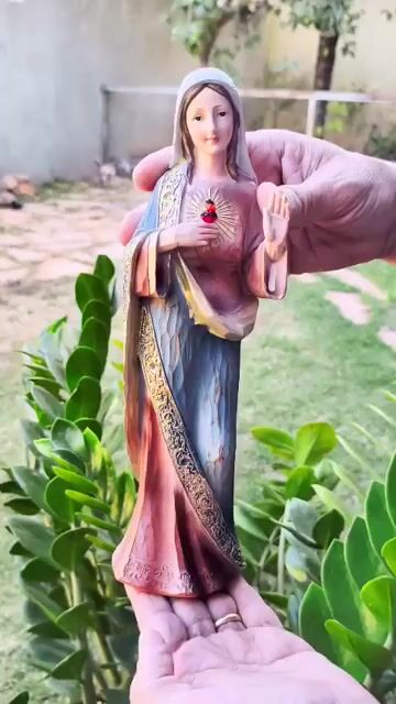 Video de Imagem Imaculado Coração de Maria-30cm