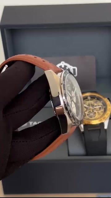 Video de TAG Heuer Carrera 44mm - AÇO/MOSTRADOR AZUL - COURO