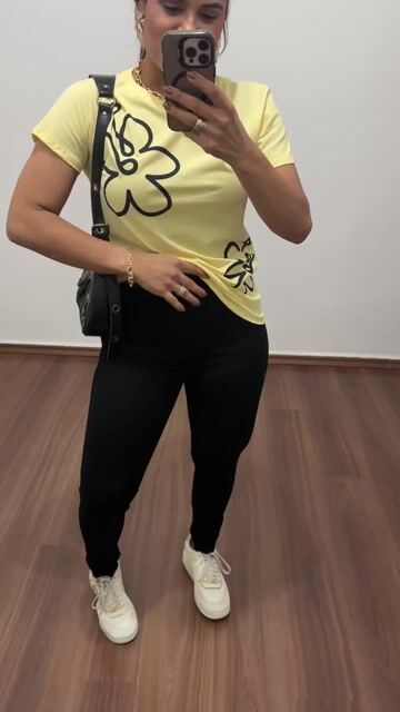 Vídeo de Calça Skinny Jeans Elastano Cintura Alta Nexo Andressa Preta