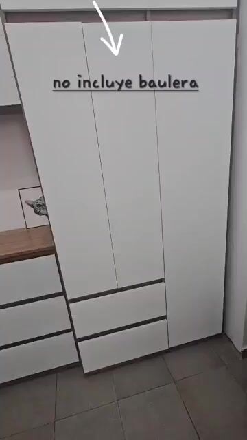 Video de 3014 - 5003 - 4024 - Combo Placard + Comoda + Repisa 1.80 6 Cajones Cajonera