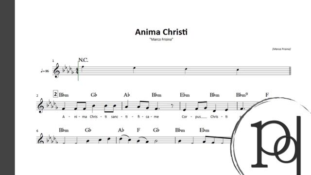 Vídeo de Anima Christi · Marco Frisina