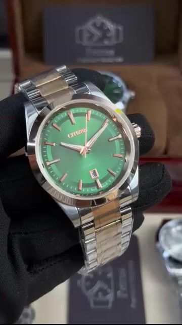 Video de Citizen 41mm - AÇO COM ROSE/MOSTRADOR VERDE