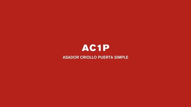 Video de Asador Criollo chico - 6 Pollos Sol Real