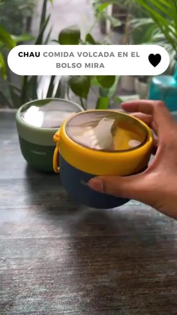 Video de Lunchera Termica 600ml Hermetica Con Cuchara-tenedor Vianda