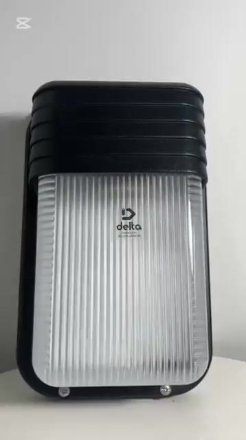 Video de Aplique Tortuga Exterior Aluminio Rectangular Visera Vertical