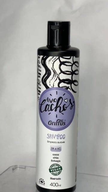 Vídeo de Shampoo com Filtro Solar Amo Cachos 400 ml - Griffus