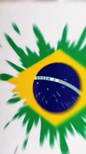 Video de Copo térmico 473ml Copa - Brasil Personalizado Bandeira DTF UV alta definição cores vibrantes