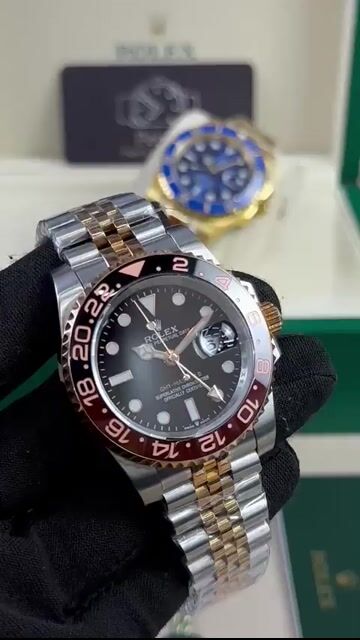 Video de GMT Master II 40mm - AÇO COM ROSE/MOSTRADOR PRETO