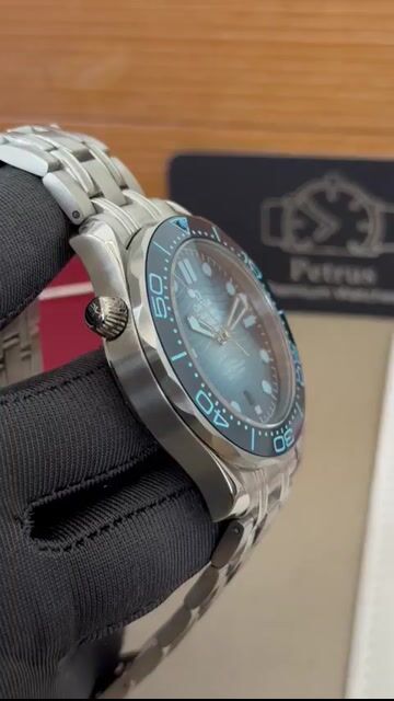 Video de Omega Seamaster 42mm - AÇO/MOSTRADOR AZUL