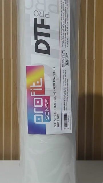 Vídeo de Bobina Dtf Têxtil 60x100cm Profit Fosco Duplo ART ESTILO