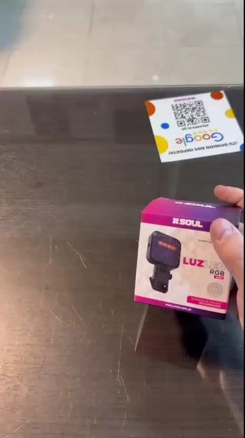 Video de LUZ LED RGB SOUL JL60 CON DISPLAY Y BROCHE 22 modos de luz