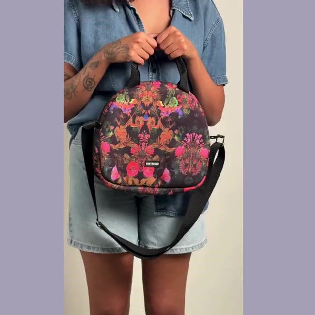 Vídeo de Bolsa térmica redonda (Selva espacial)⚡
