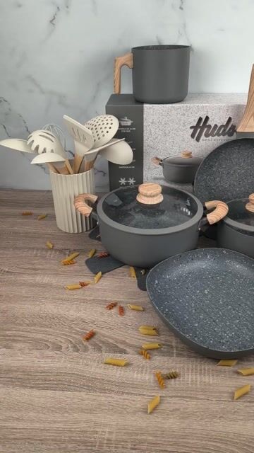 Video de Bateria De Cocina Hudson New Granito 7 Piezas Antiadherente