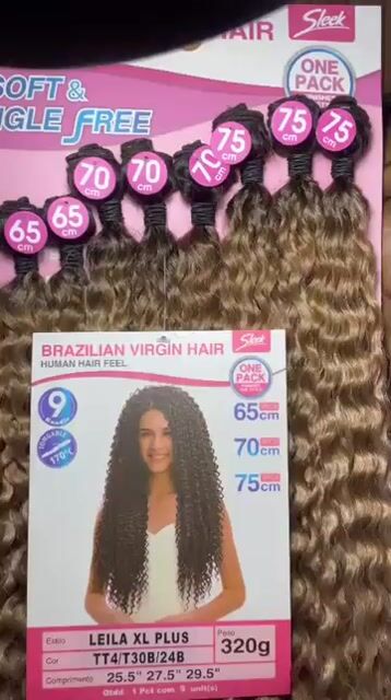 Video de Cabelo LEILA XL PLUS - Cor TT4/T30B/24B