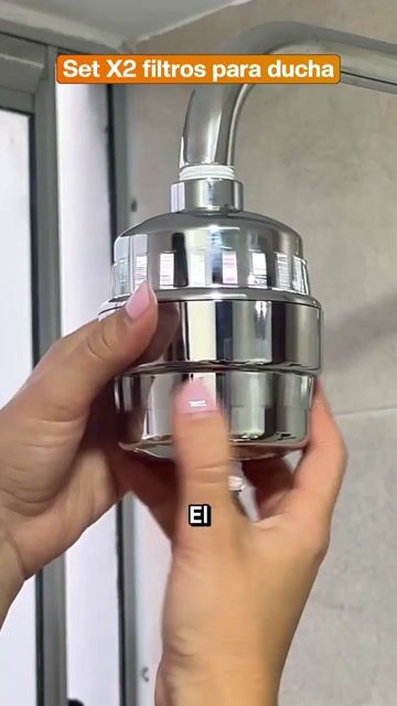 Video de Set Doble Filtro para Ducha 15 Etapas Energy Plus - Purificador Anti Cloro.
