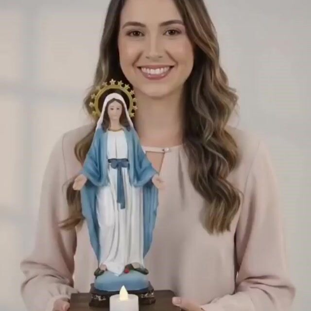 Video de IMAGEM VIRGEM MARIA - RESINA - 31CM