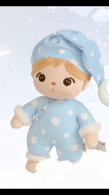 Video de METOO DOLL - PELÚCIA 30CM ANGEL MENINO PIJAMA - AZUL