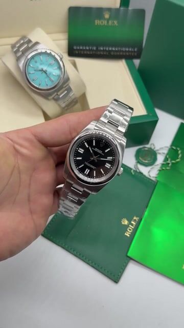 Vídeo de Oyster Perpetual Relógio Premium Mostrador Preto Masculino | CIA IMPORTADOS