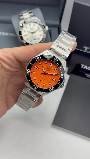 Video de TAG Heuer Aquaracer 43mm - AÇO/MOSTRADOR LARANJA
