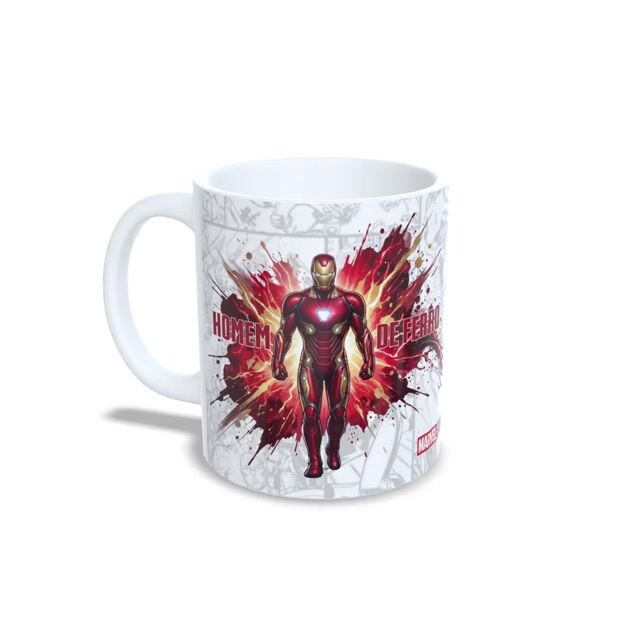 Video de Caneca Vingadores - Coleção 01 - 325ml em Cerâmica | Heróis Variados