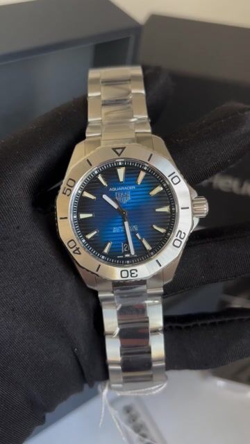 Vídeo de Relógio TAG Heuer Aquaracer 200 Azul Masculino Super Clone