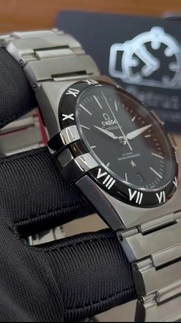 Video de Omega Constellation 40mm - AÇO/MOSTRADOR PRETO