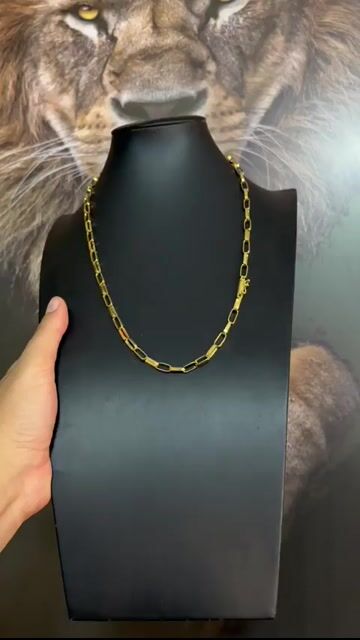 Video de Cordão CARTIE 5 mm banhado a ouro
