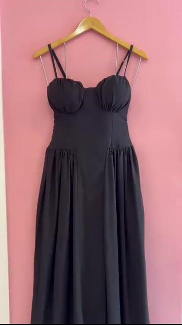 Video de 1010309 VESTIDO TRICOLINE BARBIE LONGO MARROM