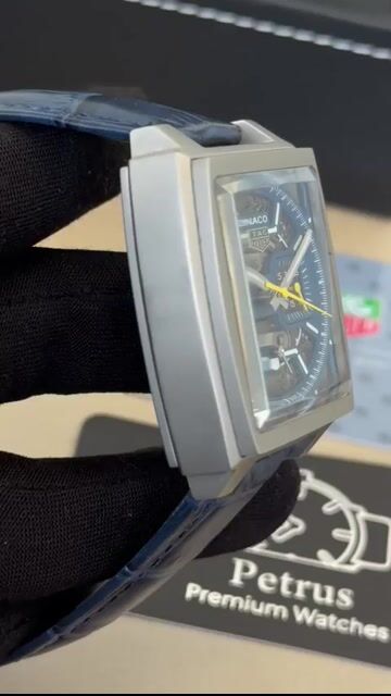 Video de TAG Heuer Mônaco 40mm - AÇO/MOSTRADOR SKELETON - COURO