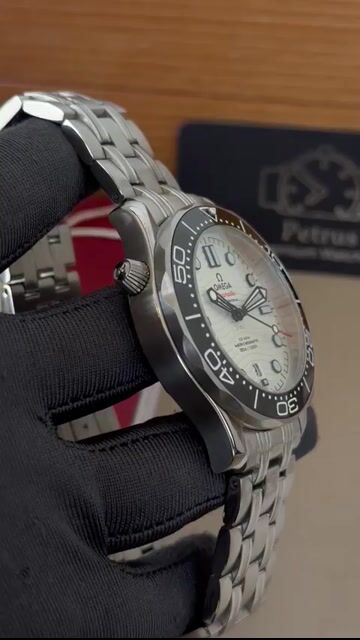Video de Omega Seamaster 42mm - AÇO/MOSTRADOR BRANCO