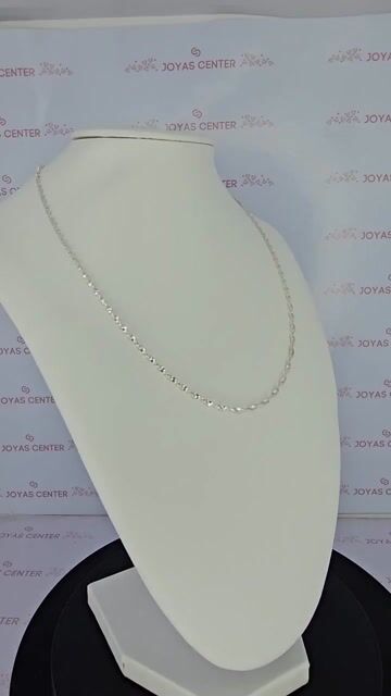 Video de Collar Cadena Plata 925 Singapur Laser 45 Cm Pr - C2309