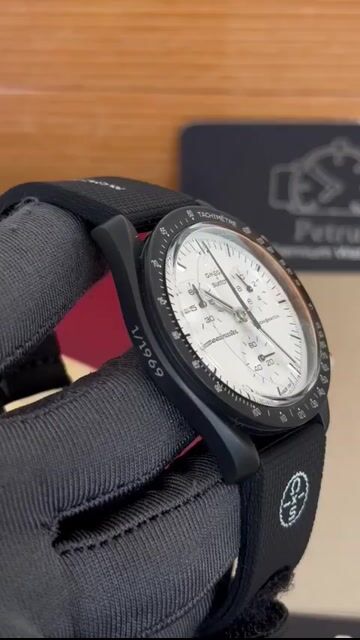 Video de Omega Speedmaster 40mm - RESINA/MOSTRADOR BRANCO - NYLON
