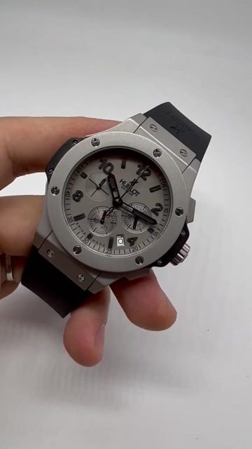 Video de Hublot Steel 44mm - AÇO/MOSTRADOR CINZA - SILICONE