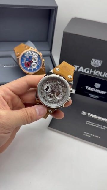 Video de TAG Heuer Carrera Johnnie Walker 44mm - AÇO/MOSTRADOR BRANCO - COURO