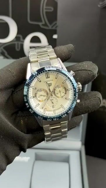 Video de TAG Heuer Carrera 44mm - AÇO/MOSTRADOR BRANCO
