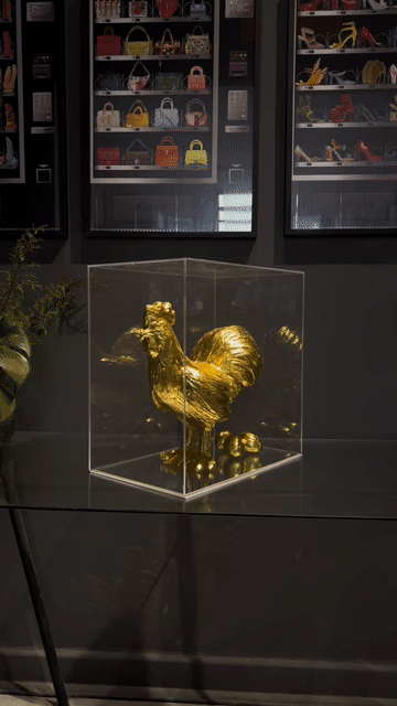 Vídeo de Escultura Galinha dos Ovos de Ouro