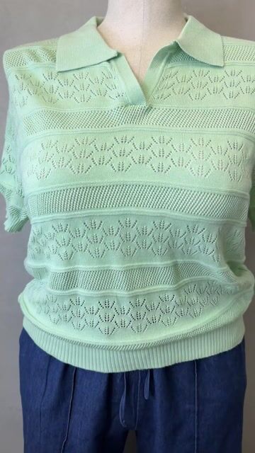 Video de Blusa Polo em Tricot 100% Algodão Cod: